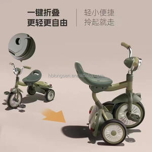 Оригинальный завод chian, прямые продажи, простая трехколесная педаль из высокоуглеродистой стали с рамой, Детский трицикл - Product Image 2