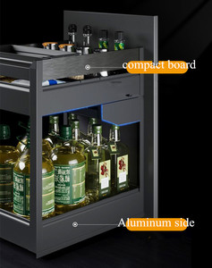 Goldmine-organizador de almacenamiento de especias, estante de condimentos extraíble, organizador de cocina, STLC - Product Image 5