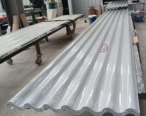 Lámina de Techo de Fibra de Vidrio de 0.8mm-3mm, Panel de Techo FRP, Láminas de Plástico Corrugado para Almacenes, Casas Adosadas y Casas de Campo - Product Image 2