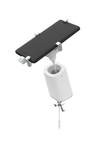 Sistema portátil de alarma antirrobo para teléfono móvil con tornillo inferior de cuatro garras y mariposa para tuerca hecha de material ABS duradero - Product Image 5