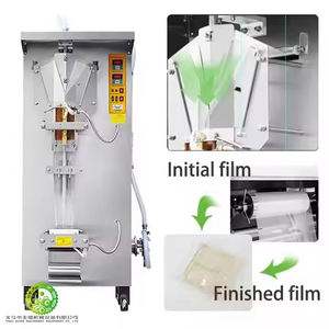 4 Side Seal Shampoo Cream Liquid Detergent Soap Sample Sachet Bag Packaging Machine Sachet Filling and Sealing Machine - Product Image 1