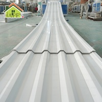 Système de toiture moderne à barrière thermique en PVC/résine synthétique creuse, surface réfléchissante, système de toiture écoénergétique
