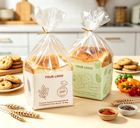 Sacs à pain transparents en OPP/PE imprimés sur mesure pour boulangerie, biscuits, snacks, pâtisseries et emballages alimentaires, résistants à l'humidité