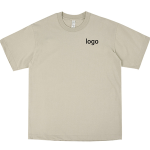 Camiseta de Manga Corta para Hombre, Estilo Holgado, Marca Moderna, Algodón Puro, Hombros Caídos - Product Image 6