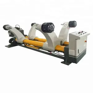 Máquina de fabricación de cartón corrugado Soporte de rollo de molino hidráulico sin eje para papel de carrete
