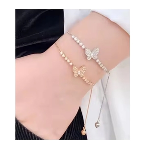 Xinfly 2023 Trendy Fashion <b>Adjustable</b> 18k Pure Gold <b>Bracelet</b> - Product Image 1