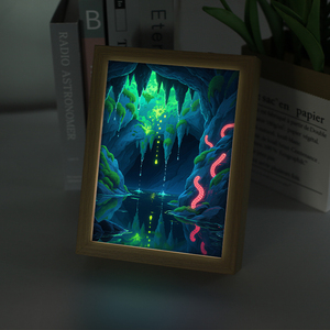 Marco Acrílico LED de Escritorio al por Mayor, Impresión Digital Personalizada, Pintura de Luz Artística <span class=keywords><strong>para</strong></span> <span class=keywords><strong>Tiendas</strong></span> de Fans - Product Image 2