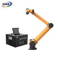 Robot collaboratif industriel SZGH-i10 à 6 axes, charge utile de 10 kg, avec boîtier de commande Android et peinture de boîtier de commande, modèle mini, vente chaude