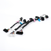 Arnés de cableado de batería BMS tipo Y personalizado, cinta de tela con etiquetas BIC BMU C, sonda de temperatura para vehículos eléctricos híbridos OEM