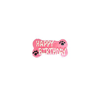 Ensemble d'anniversaire pour animaux de compagnie Baboney : Foulard triangulaire, chapeau d'anniversaire, jouet en forme d'os en polyester style dessin animé pour chats et chiens, toutes saisons
