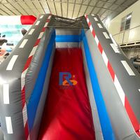 Château gonflable interactif avec toboggan à obstacles combiné pour les enfants Divertissement en plein air Locations Jeux de châteaux gonflables