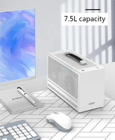 Boîtier d'ordinateur ITX mini 3,3 L, mini serveur NAS ITX, boîtier MINI ITX, châssis de jeu PC de 5 litres