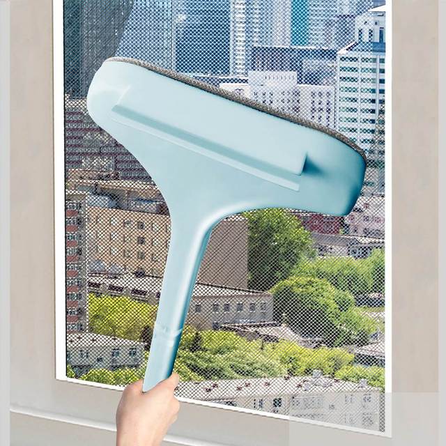 Double Side Window Mesh Screen Door Window Cleaning Cleaner Brush
