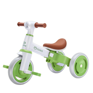 Fiets Voor Glijdende Kinderwagen Met Verlichting En Muziek. Kinderfiets Handkar Met Achtbaan Kinderen Driewieler - Product Image 1