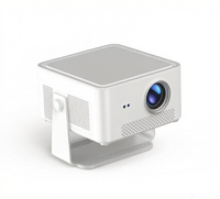 Projecteur LCD portable haut de gamme HY450 Max avec 900 lumens ANSI, contrôle par Air Mouse, Android 14, 1080P, 8K, pour cinéma maison