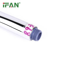 IFAN ISO15875 Pommeau de douche de salle de bain facile à installer Pommeau de douche en acier inoxydable chromé Filtre de pommeau de douche