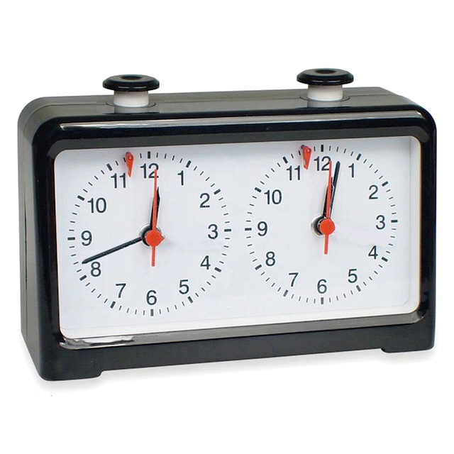 Chess Go Timer Professional Mechanical Analog Chess Clock Count Down Timer for Chinese Chess Board Game No Battery Need