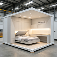 Unité de chambre à coucher modulaire moderne en conteneur, installation rapide