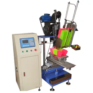 Tốc Độ Cao 5 Trục 3 Đầu Cnc Khoan Và Tufting Bàn Chải Làm Máy/Chổi Làm Máy (2 Khoan Và 1 Tufting)