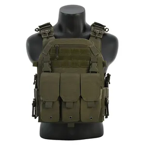 Gaf 2023 Chất lượng cao 1000D Nylon Armor tấm tàu sân bay chiến thuật vest với phát hành nhanh chóng khóa