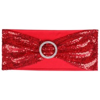 Poise3EHome Housses de chaise élastiques à sequins argentés, nœuds pour chaises pliantes, pour décorations de fêtes et de réceptions de mariage, 50 pièces