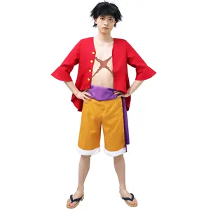 Adult Size Cosplay Country Anime Costume Outfit Shirt Pants with Sash Halloween Costume