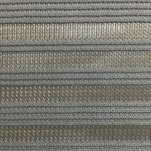 Strip 100% Knitting Polyester Outdoor Mesh Fabric For Office Chair Cradle Back Material Curtain