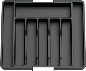 Organizzatore cassetti, vassoio utensile espandibile per cucina, <span class=keywords><strong>posate</strong></span> e <span class=keywords><strong>porta</strong></span> <span class=keywords><strong>posate</strong></span> senza BPA - Product Image 4