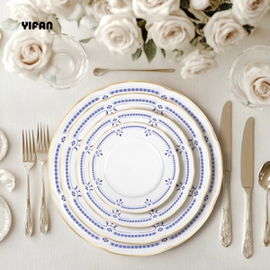 Wholesale Wedding Charger Plates Plates Sets Dinnerware Ceramic Dishes Porcelain Dinner Sets - Product Image 1