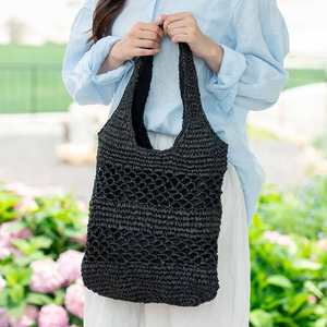 Strandvakantie tas Franse schoudertas geweven tas modieuze schoudertas grote capaciteit casual veelzijdige strandhandtas - Product Image 4