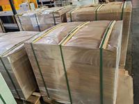 Prix d'usine, vente en gros, boîte à dossiers imperméable 300g 337g, papier kraft, carton non couché, papier kraft brun, pâte à papier vierge, Liangfu