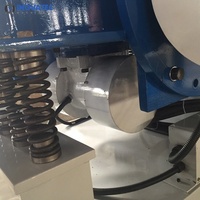 Machine de finition de polissage de roue vibrante en céramique de jante de camion en aluminium de conception allemande