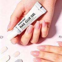 Colle pour faux ongles à séchage rapide 10g, super forte, blanche, noire, rose, en gros, sous marque privée, fournisseur en vrac