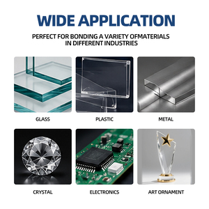 Résine acrylate UV à faible viscosité pour le collage de plastiques transparents et le scellement de circuits imprimés électroniques, adhésif résistant aux intempéries - Product Image 4