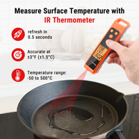 Pour ThermoPro TP420 thermomètre infrarouge numérique outil de cuisine en plastique multifonctionnel