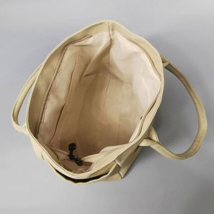 Sac fourre-tout en toile réutilisable et écologique avec logo personnalisé, multi-poches, fermeture éclair, idéal pour le travail et les trajets quotidiens - Product Image 5