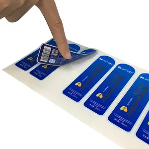 Personalised Double Side Sticker Glossy Vinyl &amp; PET Printing <strong>Label</strong> for Mineral Water Bottle Beer Beverage Industrial Use - Product Image 1