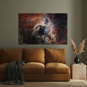 Cosmic Nebula Space Printed Canvas Poster, Deep Galaxy Wall Art,<b>WRAPPED</b> CANVAS - Product Image 3