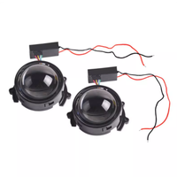 Promotion : Phares LED 12V pour voiture avec éclairage d'ambiance, yeux de démon et lentille de projecteur – Accessoires d'éclairage automobile