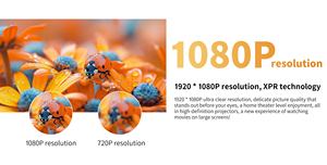 Projecteur vidéo intelligent réglable DLP 4K-Laser WiFi 6 Android 11 Home Cinéma 1080P 700ANSI 3D à courte focale rechargeable - Product Image 6