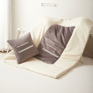 OEM Handmade Soft Flannel 2 in 1 Pillow <b>Blanket</b> with Airplane Theme, Perfect for Corporate Gifts - Product Image 2