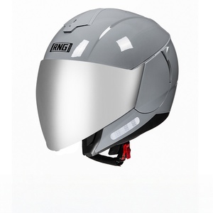 Casco <span class=keywords><strong>de</strong></span> Motociclismo <span class=keywords><strong>de</strong></span> Carreras, Casco Rígido <span class=keywords><strong>de</strong></span> ABS, Lente Antivaho <span class=keywords><strong>de</strong></span> Campo Amplio, Casco <span class=keywords><strong>de</strong></span> Motociclismo Abierto - Product Image 4