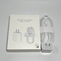 Kit de Cargador Rápido USB-C PD de 35W, Cable Tipo-C con Trenzado de Nailon, Enchufe EU, US, UK para Teléfono Móvil, Tableta, Viajes, Carga en Casa