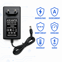 Adaptateurs secteur stabilisés à haute efficacité 12V 5A 60W, prise standard européenne, pour moniteur LCD et écran, directement de l'usine