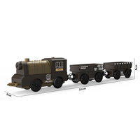 QS haute qualité enfants électrique classique jouets enfants B/O à piles connexion modèle Simulation Train ensemble jouet avec lumière