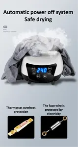 Elektrische Wasdroger Draagbare Vouwen Warme Lucht Baby Doek Drogen Machine Heater Hanger Garderobe Wasgoed Kleding Rack