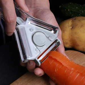 OEM LOGO 3-in-1 <span class=keywords><strong>cucina</strong></span> rotante frutta e verdura Peeling coltello verdura affettatrice pelapatate trituratore coltello da <span class=keywords><strong>cucina</strong></span> utensili da <span class=keywords><strong>cucina</strong></span> - Product Image 3