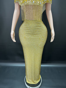 Vestido <span class=keywords><strong>de</strong></span> Diamantes <span class=keywords><strong>de</strong></span> Lujo, Ropa <span class=keywords><strong>de</strong></span> Diseñador para <span class=keywords><strong>Mujer</strong></span>, Trajes <span class=keywords><strong>de</strong></span> <span class=keywords><strong>Gala</strong></span> con Diamantes, Vestidos <span class=keywords><strong>de</strong></span> Fiesta para <span class=keywords><strong>Mujer</strong></span>, Elegancia <span class=keywords><strong>de</strong></span> Noche para Bodas - Product Image 3