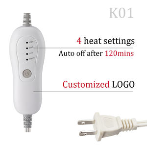 Alas pemanas leher dan bahu, tikar flanel lembut yang bisa dicuci dengan persetujuan ETL - Product Image 4