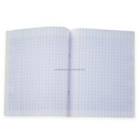 Cahier personnalisé de reliure d'agrafe de haute qualité papeterie d'impression cahiers Scolaire Cahier 200 pages